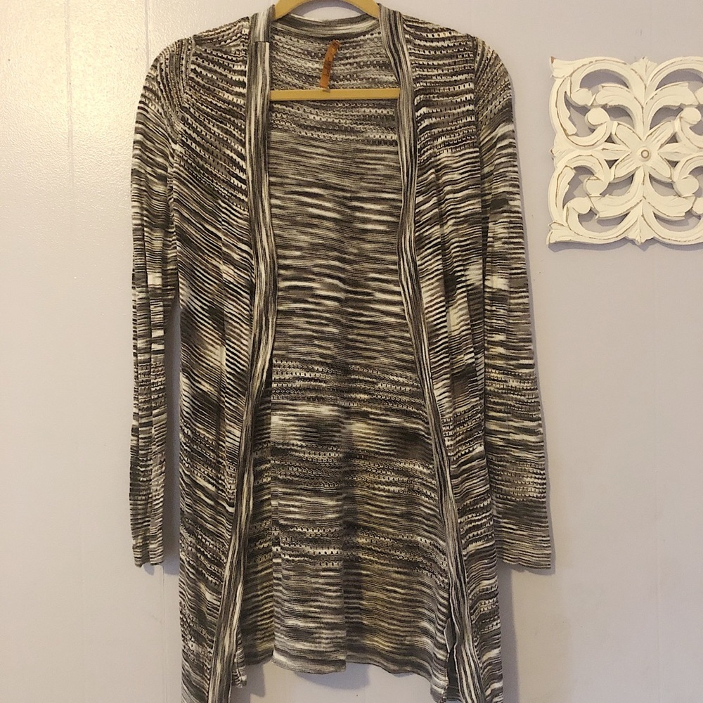 Black and white cardigan